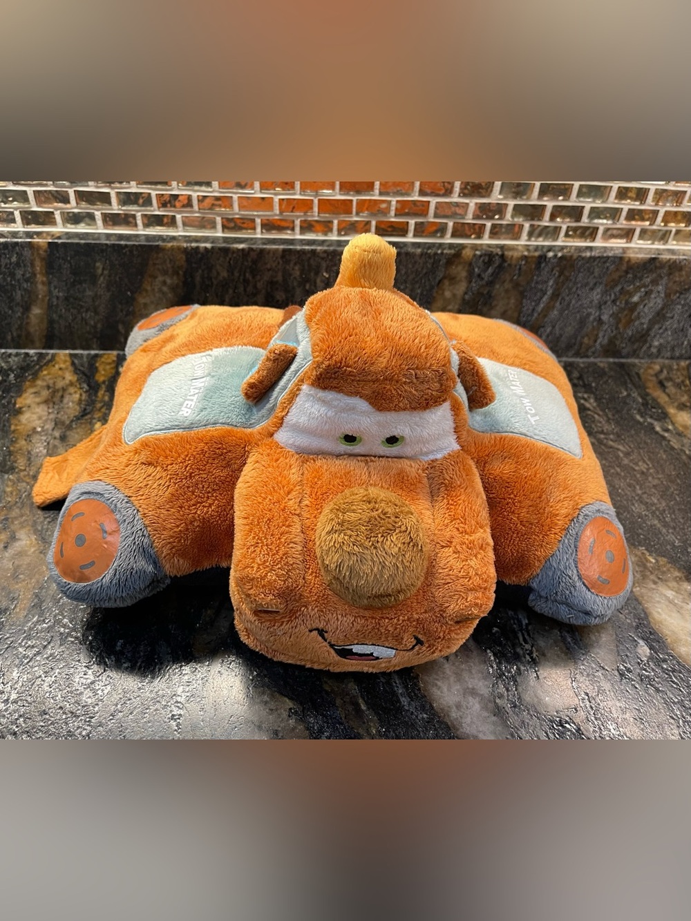 Tom Mater Disney/Pixar “Cars” Plush Pillow Pet Pee-Wee